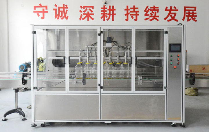 客戶收割機，20L食用油灌裝機一言不合就虐狗